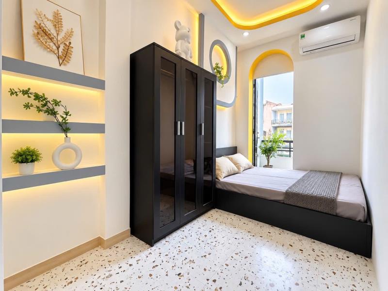 Cho thuê căn hộ 2-3pn gần đường cách mạng tháng tám kế công viên lê thị riêng quận 10 thuận tiện qua q3 - khu bắc hải  - 3