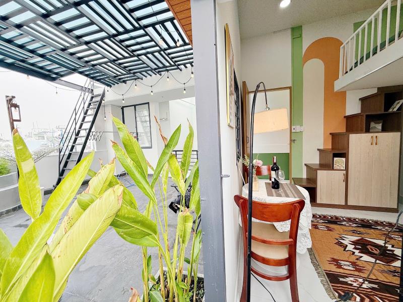  Phòng có gác + cửa sổ gần đh văn hiến – ngã tư bốn xã  - 2