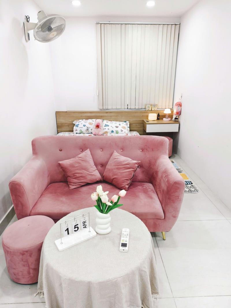 Căn hộ tách bếp vibe dễ thương mới 100% gần quận 1, chợ bà chiểu, hàng xanh, tiện di chuyển phan đăng lưu, lê quang định, đại học hutech, uef, hồng bàng, văn lang - 3