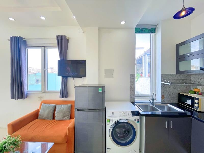 Căn hộ ban công lê văn sỹ gần trần quang diệu 40m2 full tiện nghi giá 7 triệu - 4