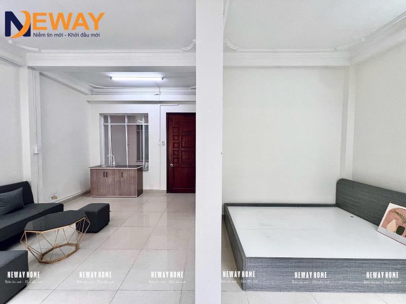 1pn bancol cực rộng | full nội thất | gần aeon mall tân phú | giá 6tr - 4