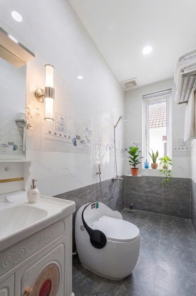 Không gian sống hiện đại - tone xanh biển hài hoà - duplex gác cao full nội thất - gần đh văn lang - 4