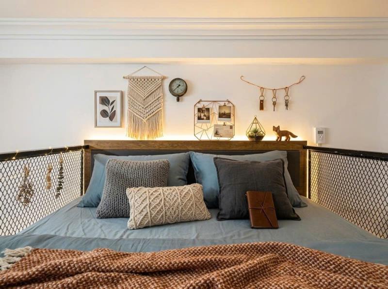 Không gian sống hiện đại - tone xanh biển hài hoà - duplex gác cao full nội thất - gần đh văn lang - 2