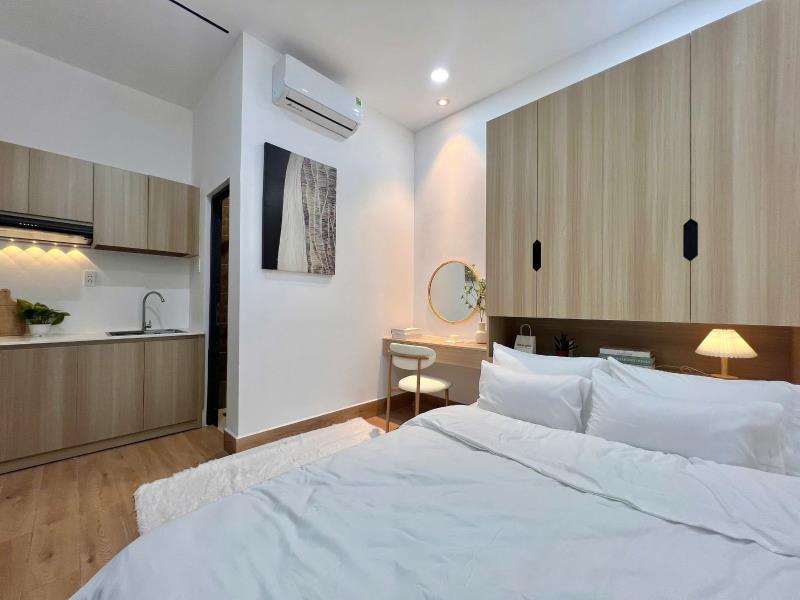 Cho thuê căn studio full nội thất 5tr5 tại nguyễn kiệm gần sân bay tân sơn nhất - 2