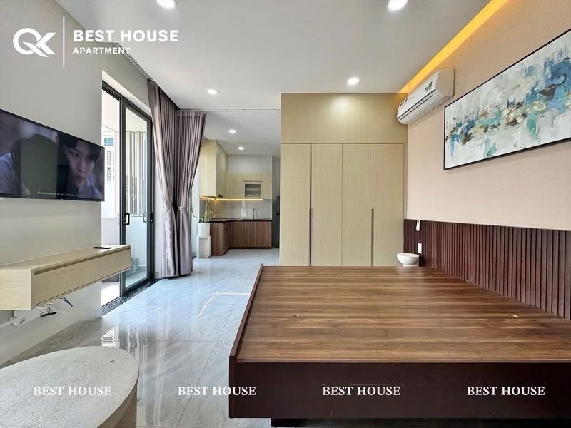 Chdv studio bancol luxury | full nt | thang máy | giá 6tr5 - 4