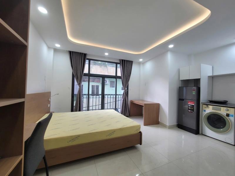 Cho thuê phòng ban công, máy giặt riêng, khu bếp xa giường, full nội thất cao cấp, nguyễn thượng hiền - bình thạnh gần uef hutech hiu , quận 1 - 4