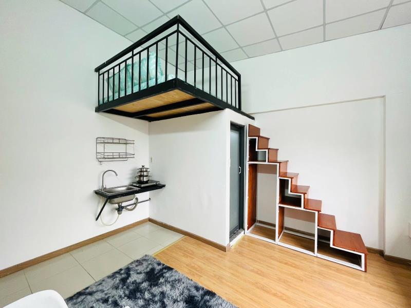 Phòng gác lửng full nội thất mới tại nơ trang long ngay học viện cán bộ - 3