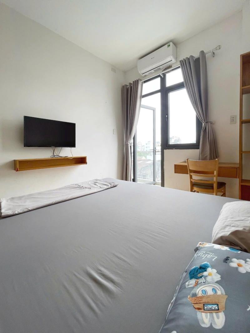 Căn hộ 1 phòng ngủ ban công từ 5.x - full nội thất, thang máy - nguyễn xí nơ trang long - 2