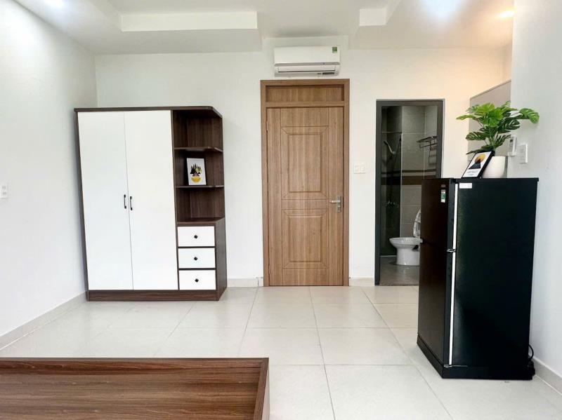 Cho thuê studio ban công cửa sổ lớn full nội thất tại đặng thùy trâm - 3