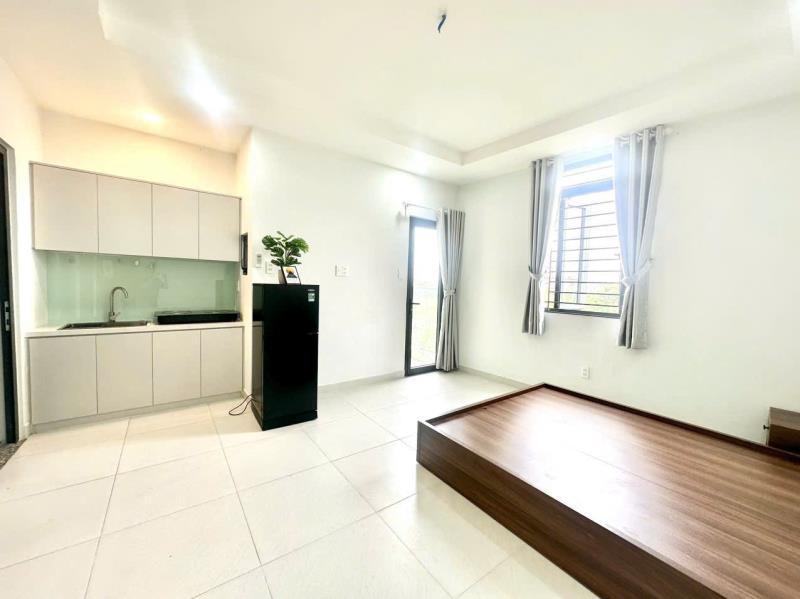 Cho thuê studio ban công cửa sổ lớn full nội thất tại đặng thùy trâm - 4