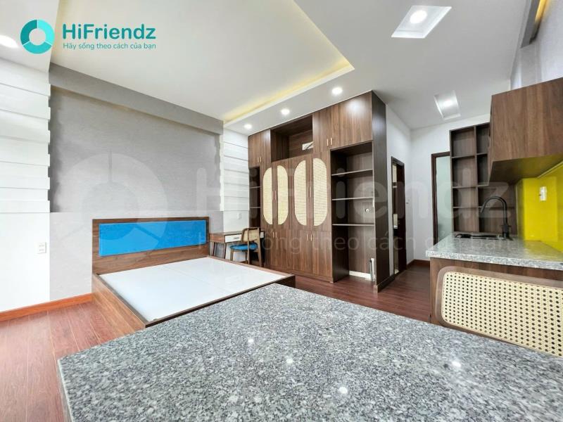 Căn hộ ban công mới 100% full nội thất hẻm ô tô ngay đường chu văn an gần chợ bà chiểu giáp quận 1,3 khu an ninh tốt - 2