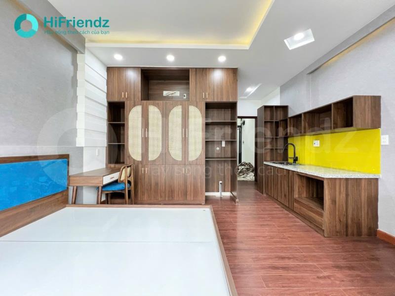 Căn hộ ban công mới 100% full nội thất hẻm ô tô ngay đường chu văn an gần chợ bà chiểu giáp quận 1,3 khu an ninh tốt - 3