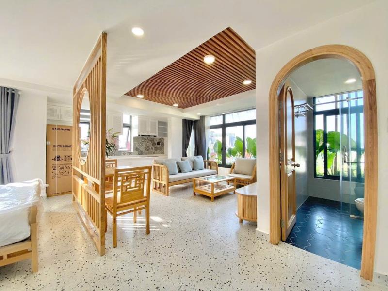 Cho thuê căn hộ cửa sổ đón nắng cực xinh ngay khu ẩm thực phan xích long tiện đi q1, q3, bình thạnh - 2
