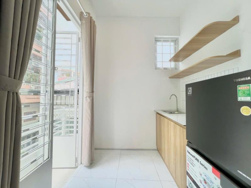 Trống sẵn căn hộ 38m2 ban công rộng thoáng ngay lê quang định gần chợ bà chiểu giáp quận 1,3 khu an ninh , hẻm ô tô  - 3