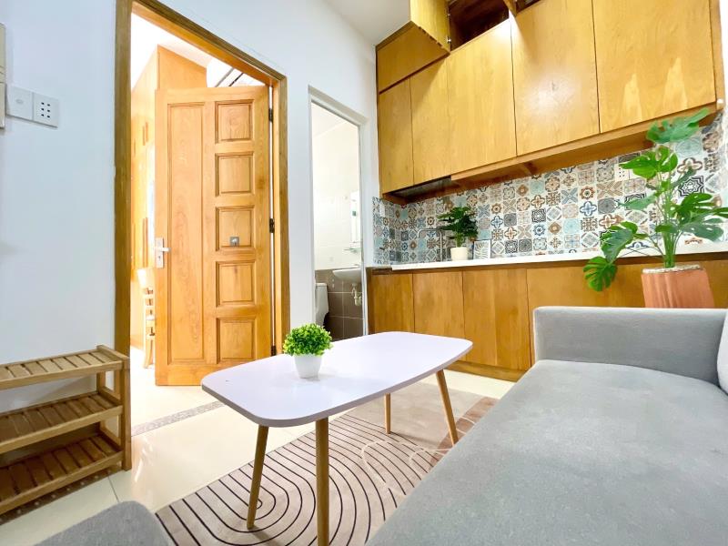 1 phòng ngủ full nội thất mới siêu thoáng, thang máy ngay chợ bà chiểu giáp quận 1- nơ trang long, bình thạnh - 3