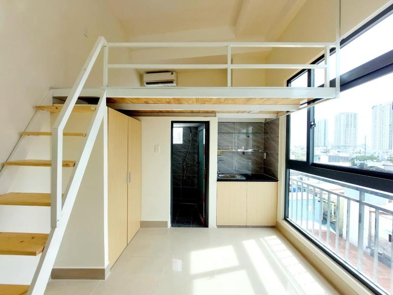 Gác lửng new full nội thất ngay cầu thị nghè 1, hàng xanh - 4