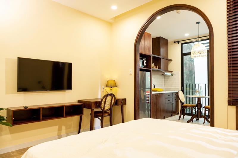 Cho thuê căn hộ bancol 45m2 full nội thất gần lotte mart sc vivo city ufm tdtu rmit nttu quận 7 - 2