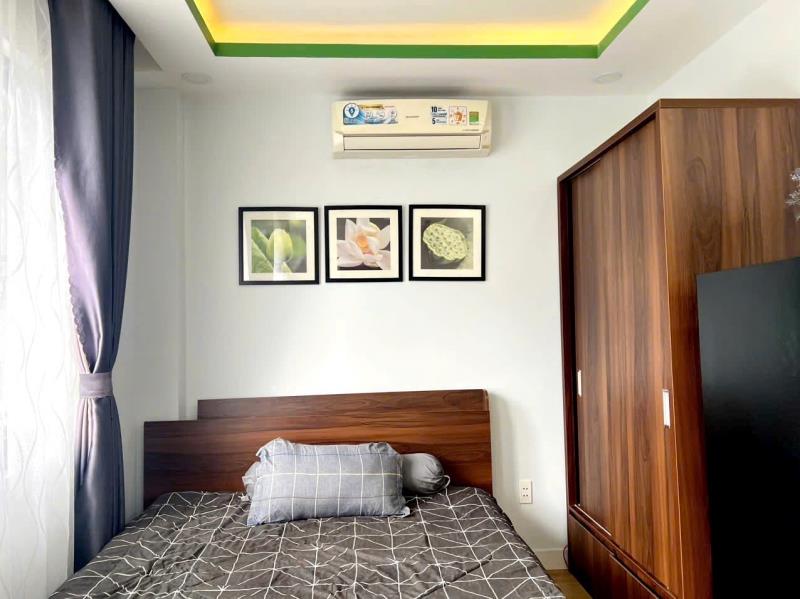 Trống sẵn căn hộ ban công full nội thất cao cấp ngay an ninh ngay đinh bộ lĩnh gần ngã tư hàng xanh giáp quận 1,3 hẻm ô tô  - 3
