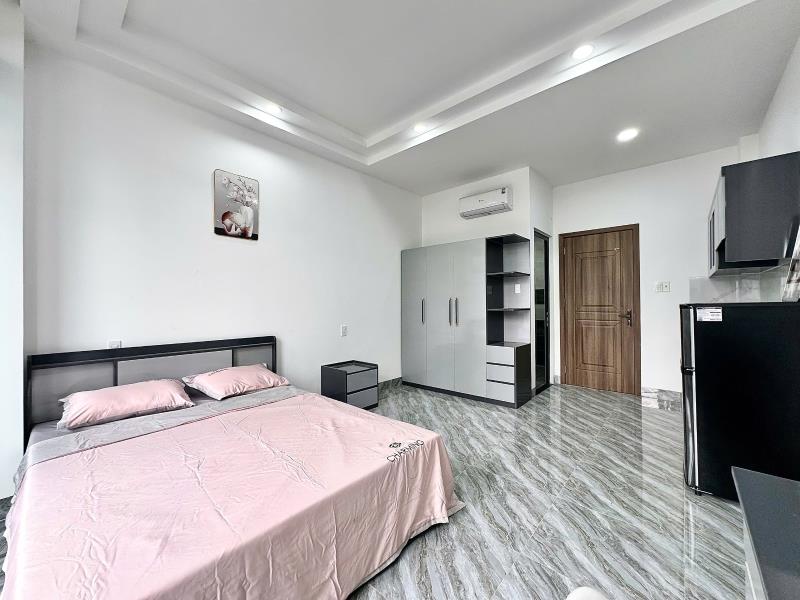 Cho thuê căn hộ 40m², ban công lớn cây xanh, máy giặt riêng, gần uef, uth, ftu2 & q1 – lê quang định, bình thạnh - 2