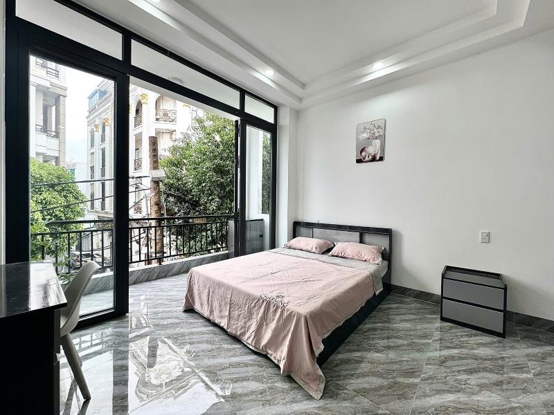 Cho thuê căn hộ 40m², ban công lớn cây xanh, máy giặt riêng, gần uef, uth, ftu2 & q1 – lê quang định, bình thạnh - 4