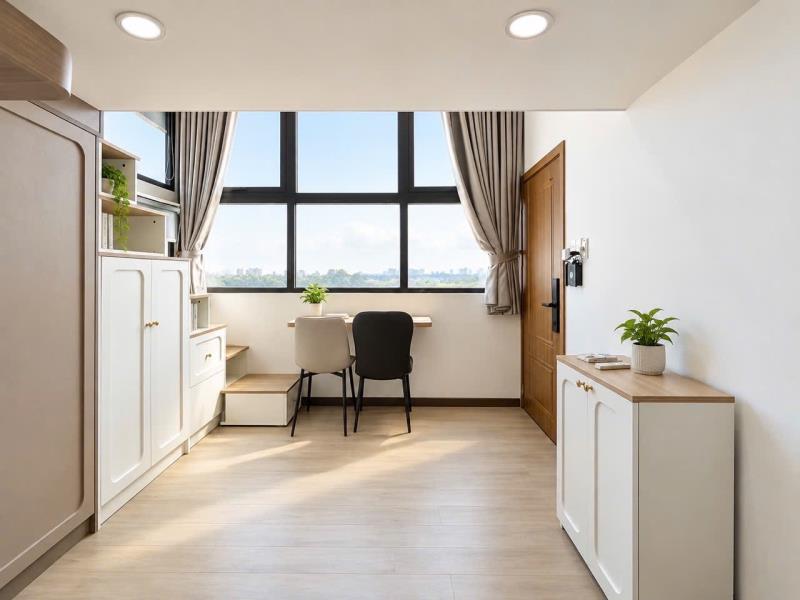 Phòng trọ duplex cửa sổ trời, thang máy, mới 100%, khu vực bàu cát, tân bình, gần đại học văn hiến, tân phú, rộng rãi thông thoáng, ở được 2-3 người - 2