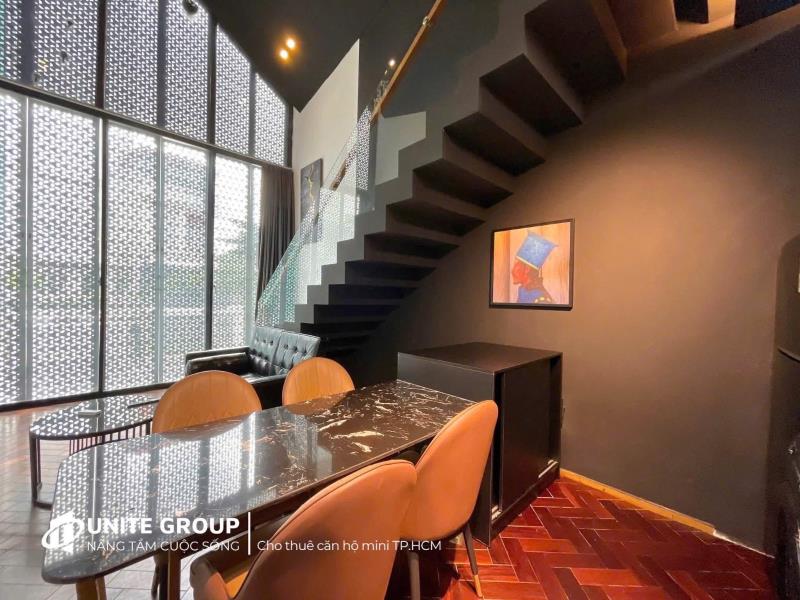 Cho thuê căn hộ duplex tone màu tối sang xịn, full nội thất, gần lotte, ufm, ưu đãi giảm ngay 1tr cho khách ở liền - 4