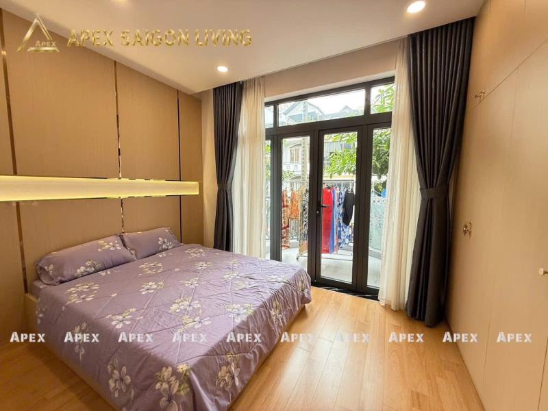 Cho thuê căn hộ 1 phòng ngủ ban công sáng thoáng full nội thất gần chợ bà chiểu tiện đi trung tâm bùi đình tuý bình thạnh  - 2