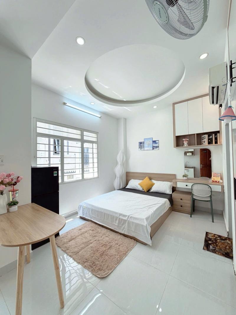 Cho thuê căn hộ nguyễn xí bình thạnh, phòng mới 1 phòng ngủ có ban công lớn, full nội thất - 2