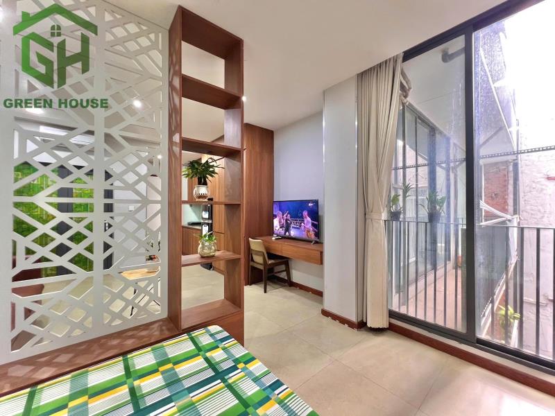 Cho thuê căn hộ 45m2 vách ngắn tách bếp ban công full nội thất mới 100% ngay xô viết nghệ tĩnh gần cầu thị nghè giáp quận 1,3 khu an ninh tốt  - 3