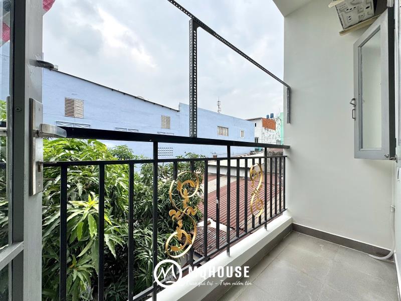 Chdv 1 trệt 1 lầu | full nội thất + mgr | bancol lớn | giá 7tr - 4