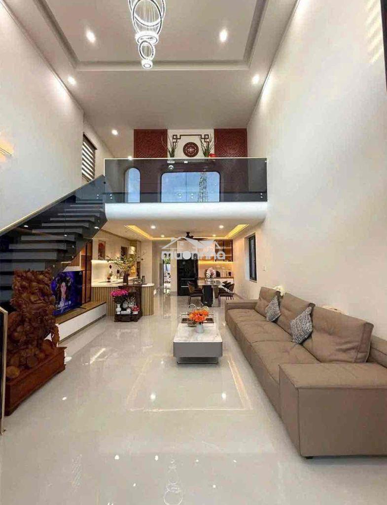 Bán nhà trệt lửng 3pn 130m2 sát kdc lavender tín khải - 2
