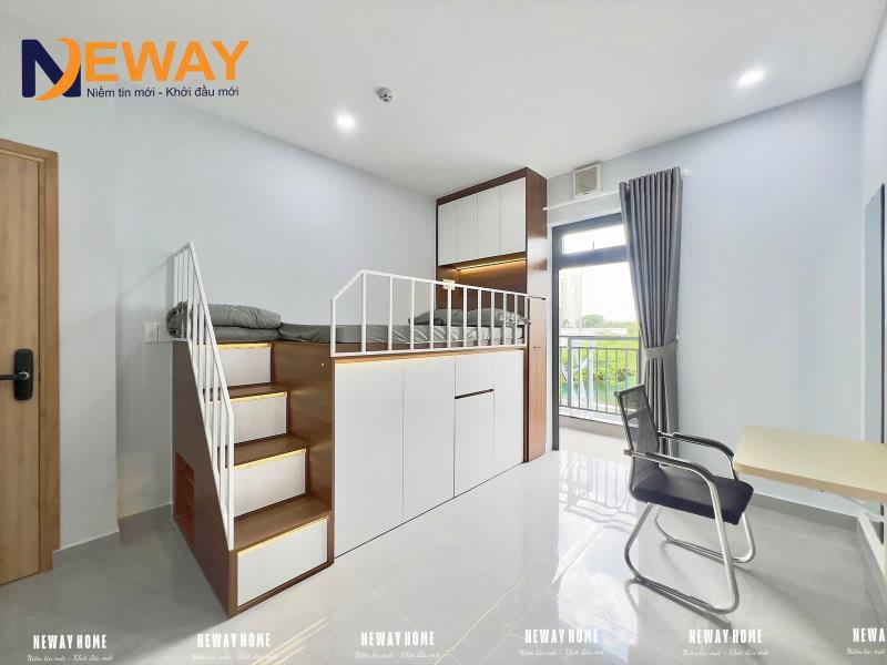 Stu ban công, cửa sổ, full nội thất mới đẹp, nhà có giặt sấy, gần ueh vhu kế bên quận 8 - 2