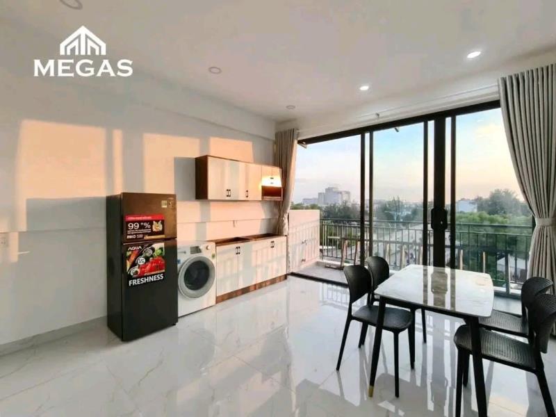 1pn tách bếp ngay chân cầu him lam quận 7 | nhà mới view cực xịn | full nội thất | máy giặt riêng | 24/7 | hầm xe, thang máy, cửa vân tay - 2