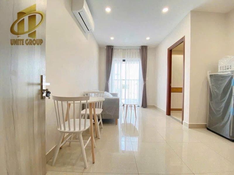 1pn có phòng khách ban công mai văn vĩnh quận 7 | chỉ tính điện, free các phí khác | full nội thất | hầm xe, thang máy | 24/24 | mặt tiền đường lớn - 2