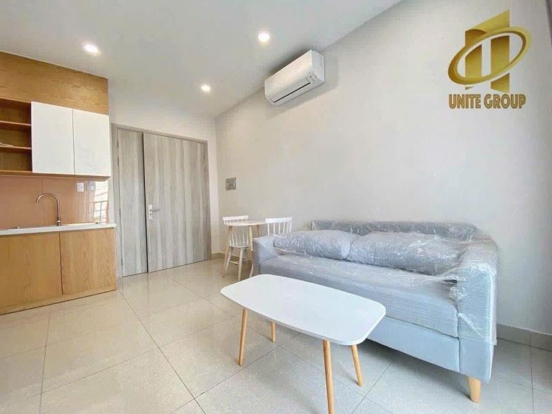 1pn có phòng khách ban công mai văn vĩnh quận 7 | chỉ tính điện, free các phí khác | full nội thất | hầm xe, thang máy | 24/24 | mặt tiền đường lớn - 4