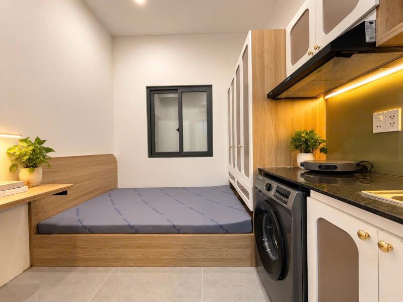 Căn hộ mini full nội thất, máy giặt riêng, cửa sổ trời gần landmark 81 – nguyễn xí, bình thạnh - 2