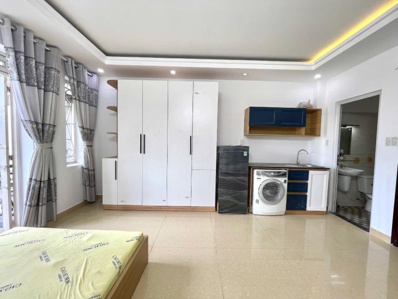 Cho thuê phòng siêu rộng 50m², ban công, máy giặt riêng – phan văn trị, bình thạnh | gần vlu, iuh - 3