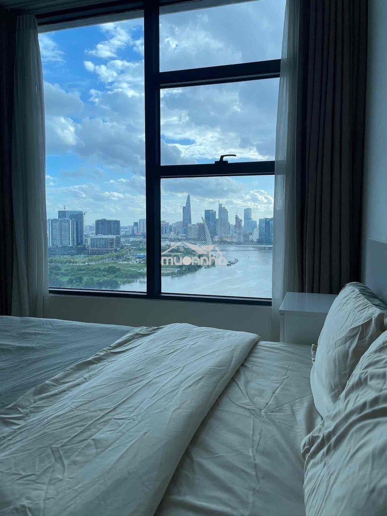 Cho thuê căn hộ full nội thất, hoa hậu view sông - sunwah pearl 2pn+1 - 3