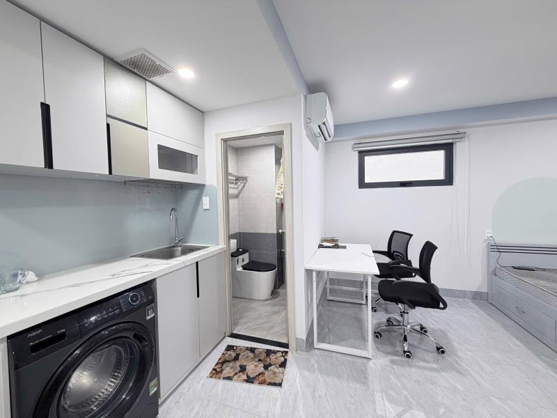 Mới 100% căn hộ full nội thất máy giặt riêng ngay bùi đình tuý gần ngã tư hàng xanh giáp quận 1,3 khu an ninh gần chợ - 4