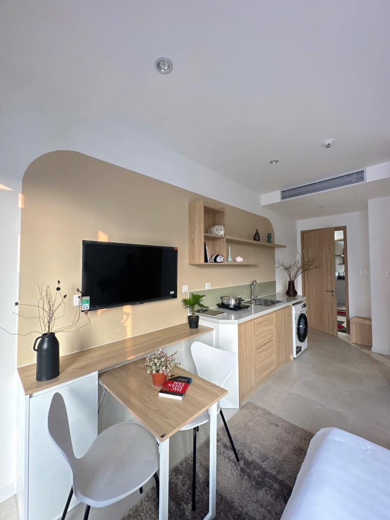 Phòng 40m2 ban công thoáng full nội thất mới, thang máy ngay hàng xanh giáp q1, q2- xô viết nghệ tĩnh, bình thạnh - 3