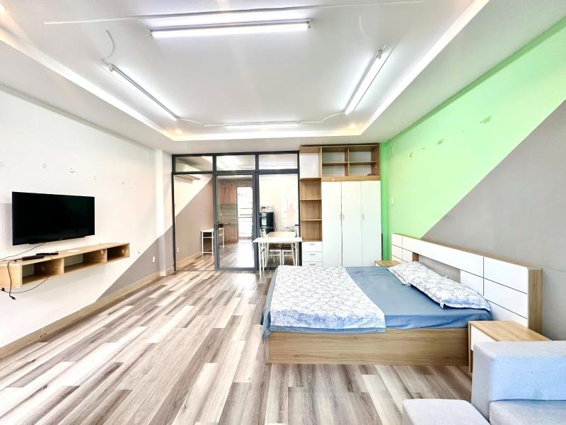 Cho thuê căn hộ 1 phòng ngủ cao cấp 40m2 full nội thất, có ban công - huỳnh mẫn đạt gần cầu thị nghè, bình thạnh giáp ranh quận 1 - 3