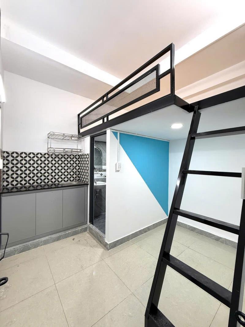 Phòng duplex rộng 25m2_gác cao_có cửa sổ_đường chu văn an_gần hutech_văn lang_iuh_uef_ngã tư hàng xanh - 2