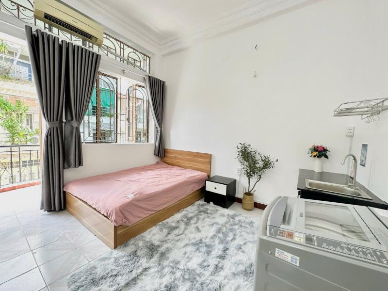 ✨Cho thuê căn hộ - 35m² - có ban công – full nội thất – máy giặt riêng – gần ngã tư hàng xanh ✨ - 4