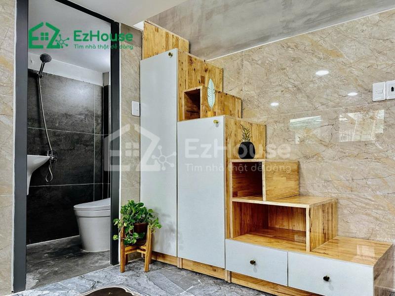 Phòng trọ dạng gác full nội thất, ban công view mặt tiền siêu đẹp p. tân sơn nhì gần đại học huit ,vhu ,gần trục lũy bán bích ,âu cơ– không gian hiện đại, thoáng mát, giá tốt  - 4