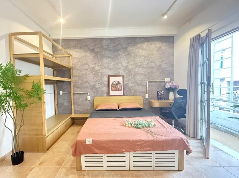 Phòng trọ cho thuê ngay trung tâm quận 1 - đường điện biên phủ, phường đa kao cũ, quận 1 - máy giặt riêng - ban công - gần đh kinh tế tphcm - 2