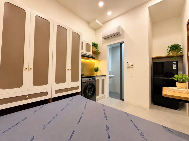 Cho thuê căn hộ studio - full nội thất - máy giật riêng  - nguyễn xí  - bình thạnh - 2