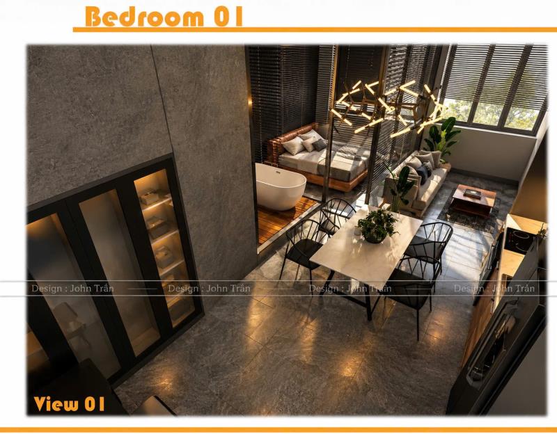 Cho thuê cho thuê căn hộ tân bình 1pn, ban công - dự án mới, gần sân bay tân sơn nhất - 2