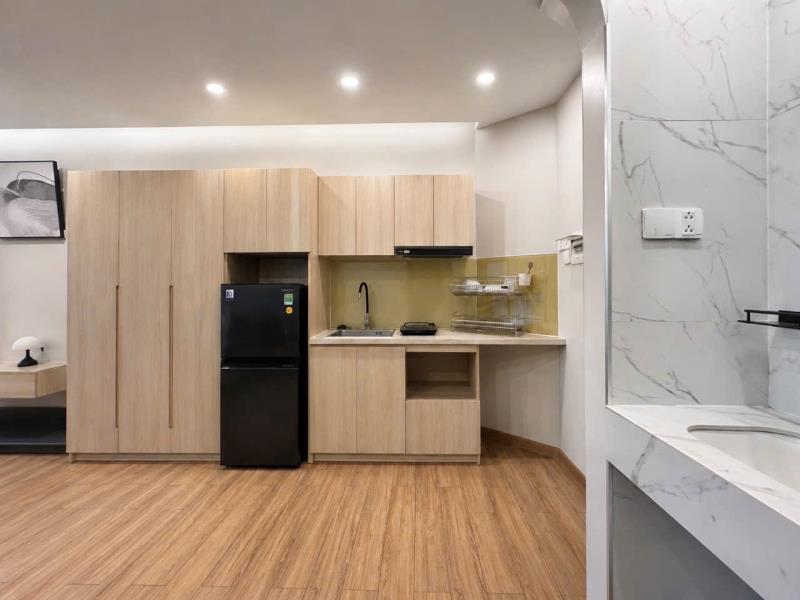 Studio ban công full nội thất ngay chu văn an tiện đi nơ trang long, nguyễn xí, lê quang định - 4