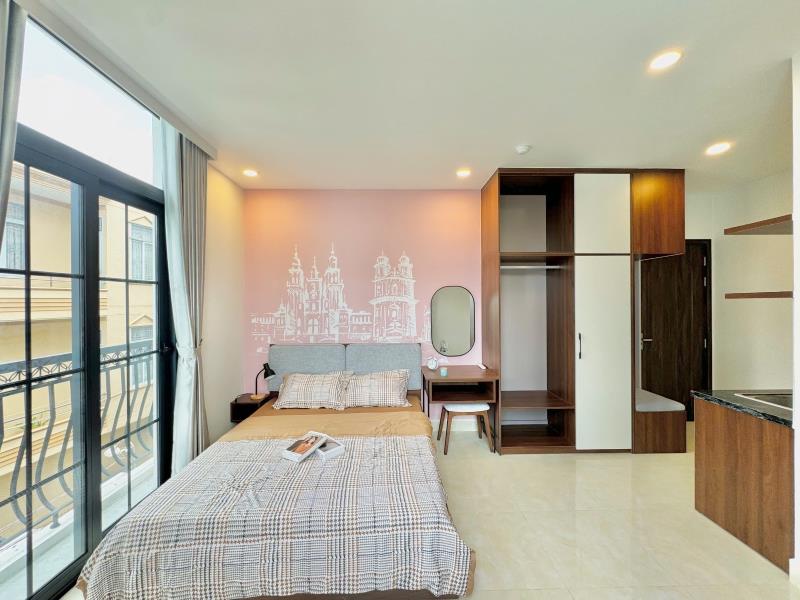 Cho thuê căn studio cực đẹp hiện đại nhà mới ngay sân bay - 4