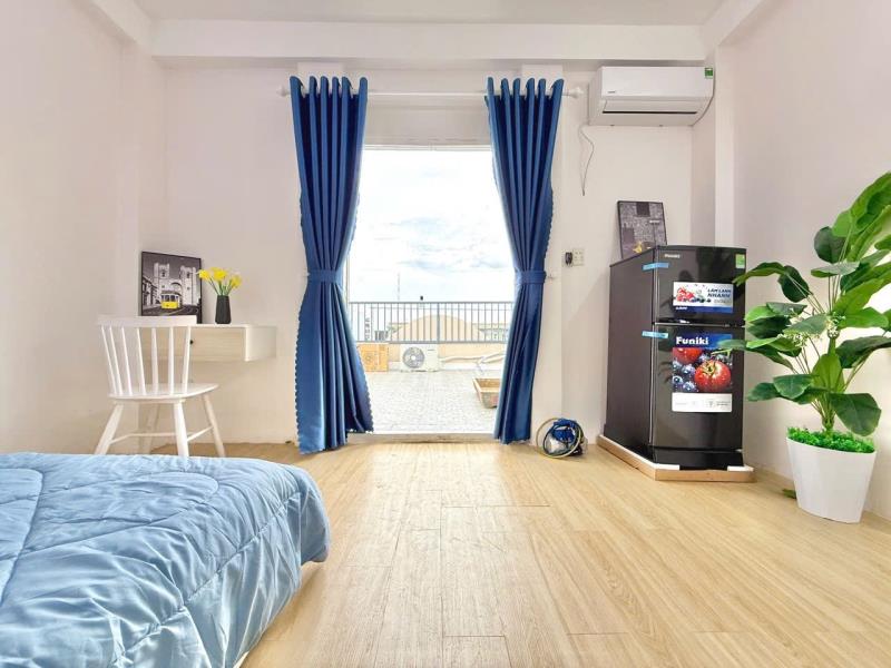 Cho thuê căn hộ studio - full nội thất - có sân thượng - đinh bộ lĩnh - bình thạnh - 2